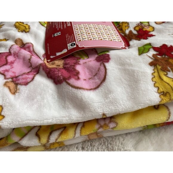 Strawberry Shortcake & Friends FALL  Autumn Soft Plush Throw Blanket 50 X 70” - Picture 12 of 16